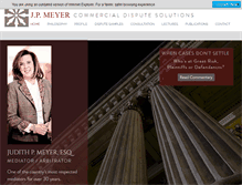 Tablet Screenshot of judithmeyer.com